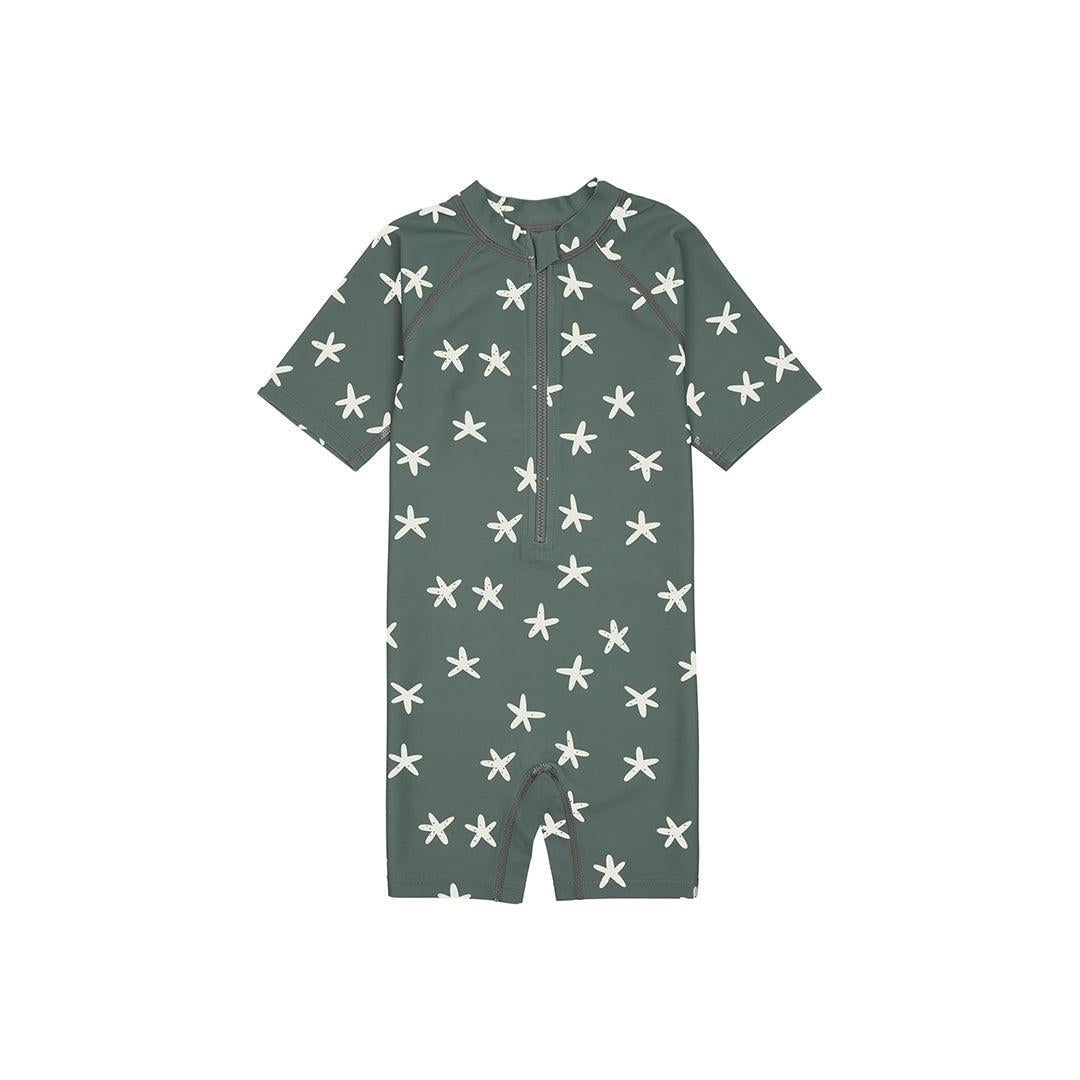  Lassig Short Sleeve Sunsuit - Deep Olive - Starfish、mySite、merchandisen