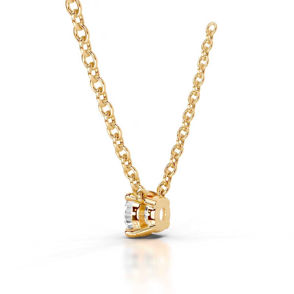 Mary Diamond Pendant (2 Carat) -18K Yellow Gold、mySite、hinf8tx79