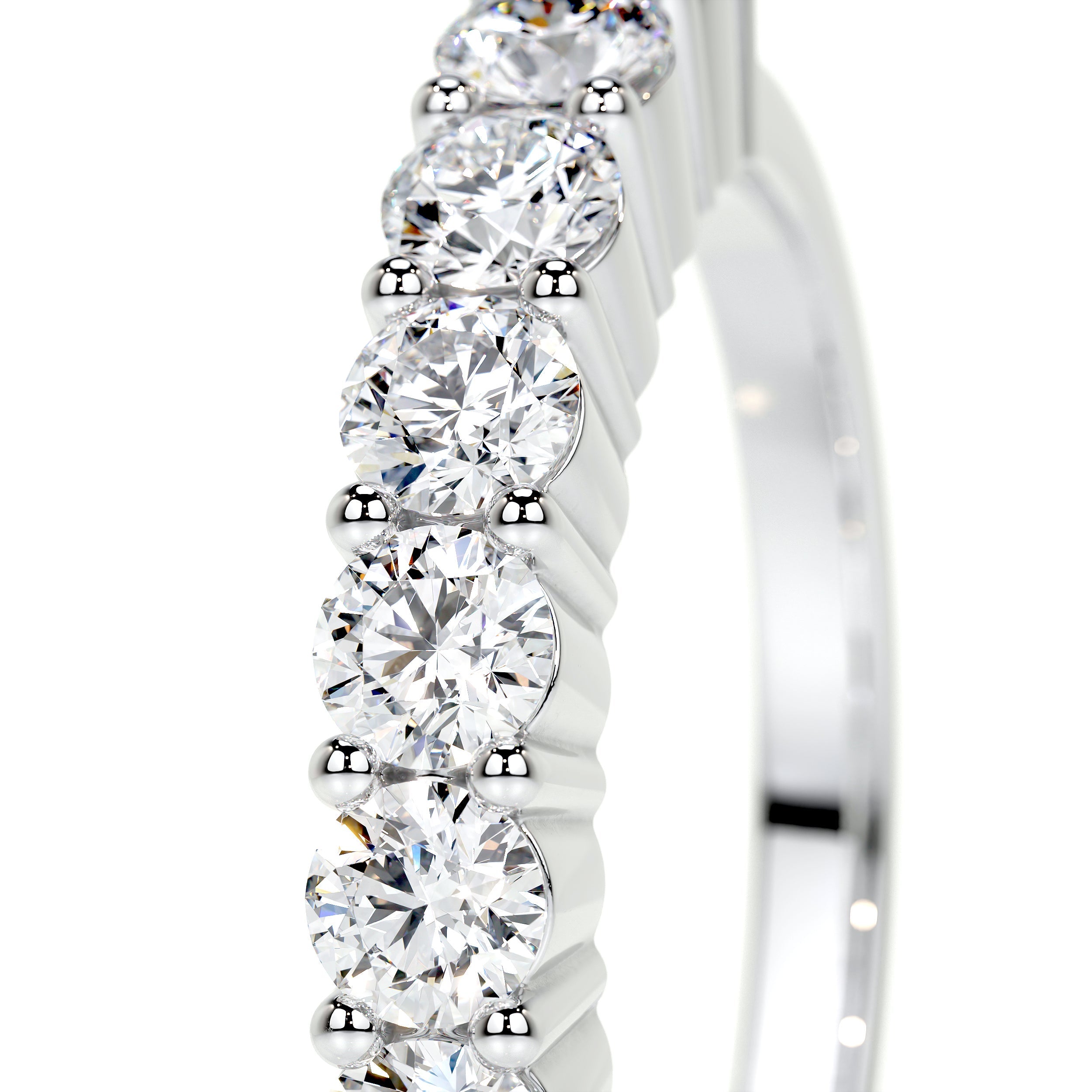 Catherine Lab Grown Diamond Wedding Ring (0.78 Carat) -14K White Gold (RTS)、mySite、hinf8tx79