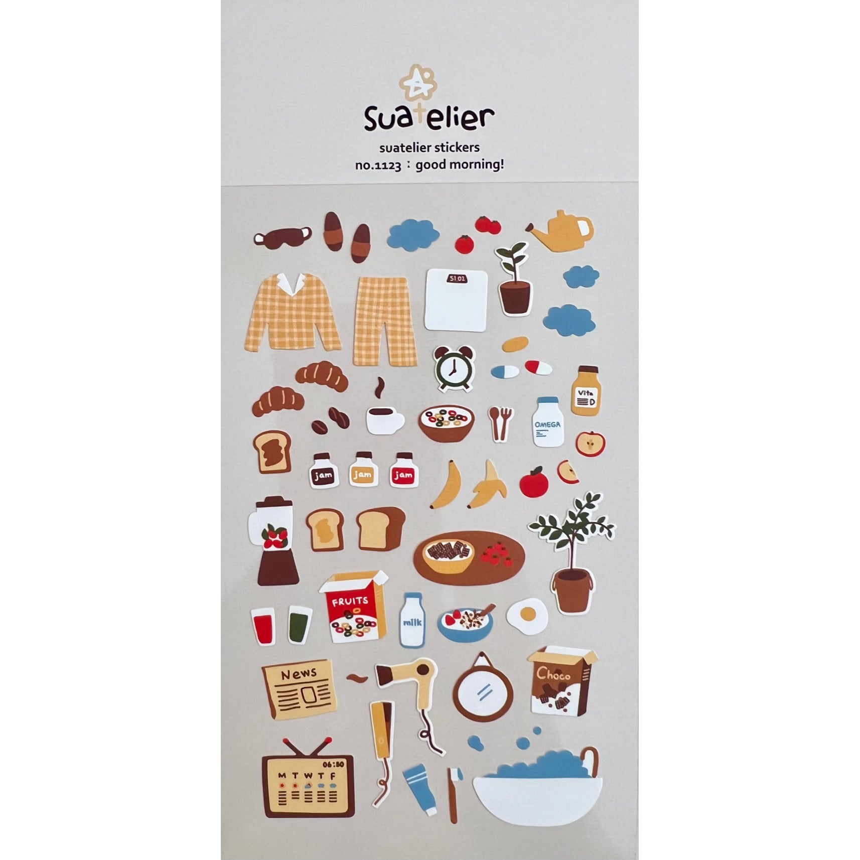  Good Morning Routine Stickers、mySite、ghnorth