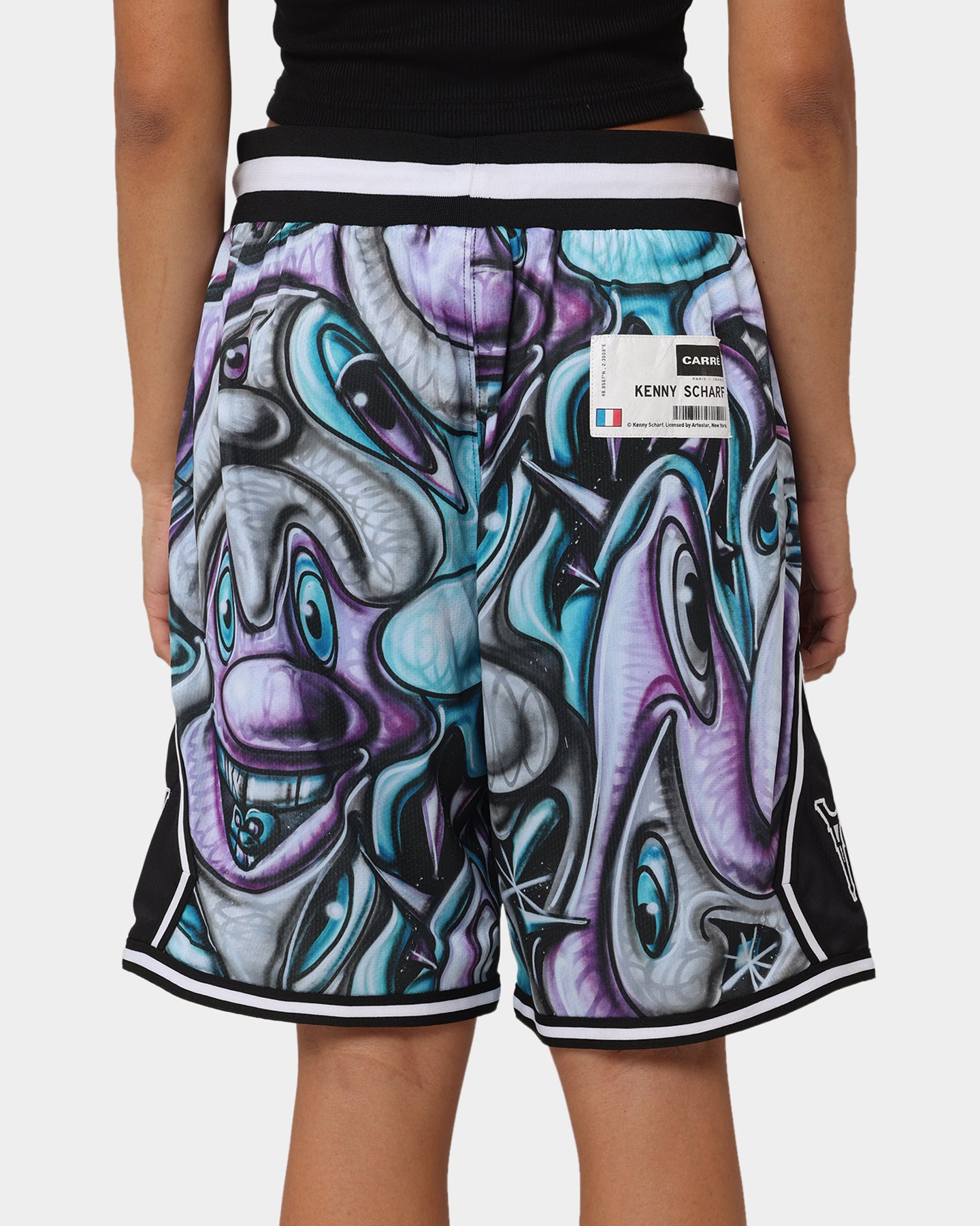 Carré X Kenny Scharf Krunch Time Ball Shorts Black、mySite、zt4zffjzw