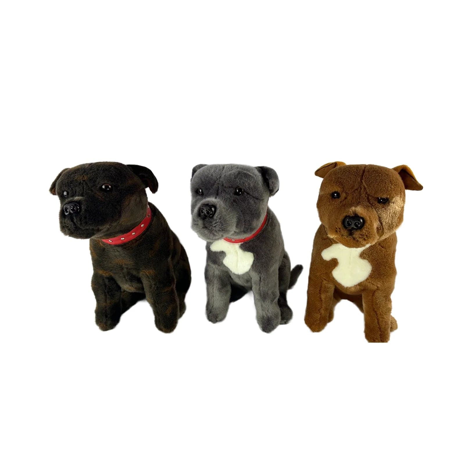 Brindle Staffordshire Bull Terrier Handmade Realistic Eco Friendly 32cm/12.6、mySite、g9winljtr
