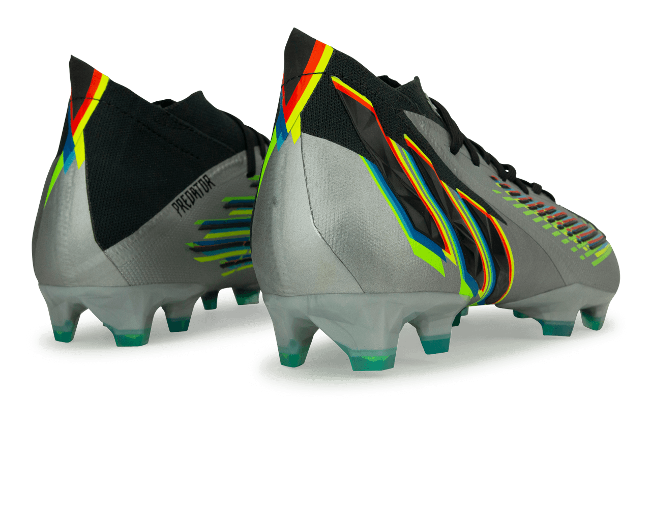 adidas Men's Predator Edge.1 FG Silver Metallic/ Solar Green、mySite、bottomscart