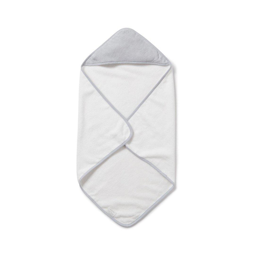 MORI Hooded Baby Bath Towel - White + Grey、mySite、merchandisen