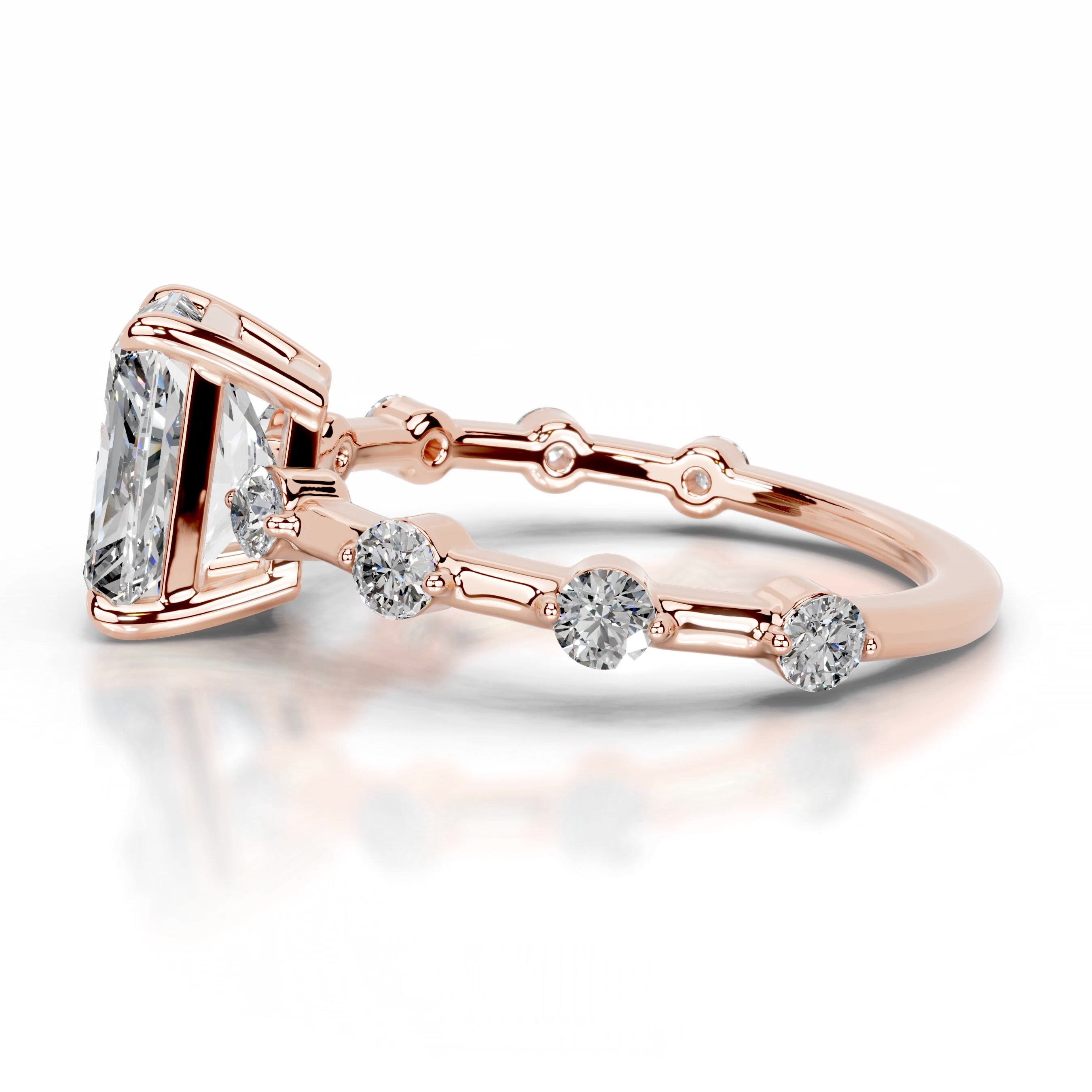 Ksenia Diamond Engagement Ring - 14K Rose Gold、mySite、hinf8tx79