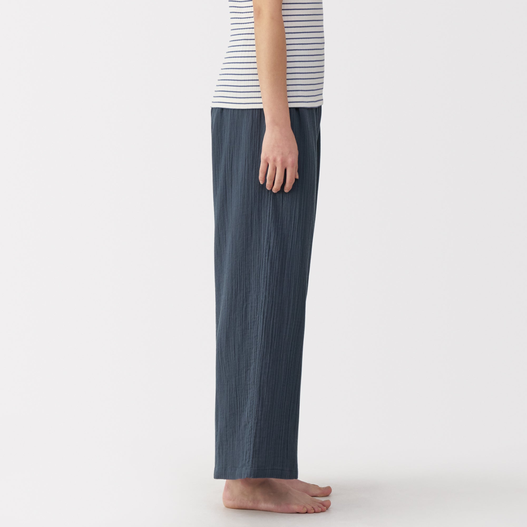  Women's Crepe Gauze Long Pants、mySite、sugarbowlscore