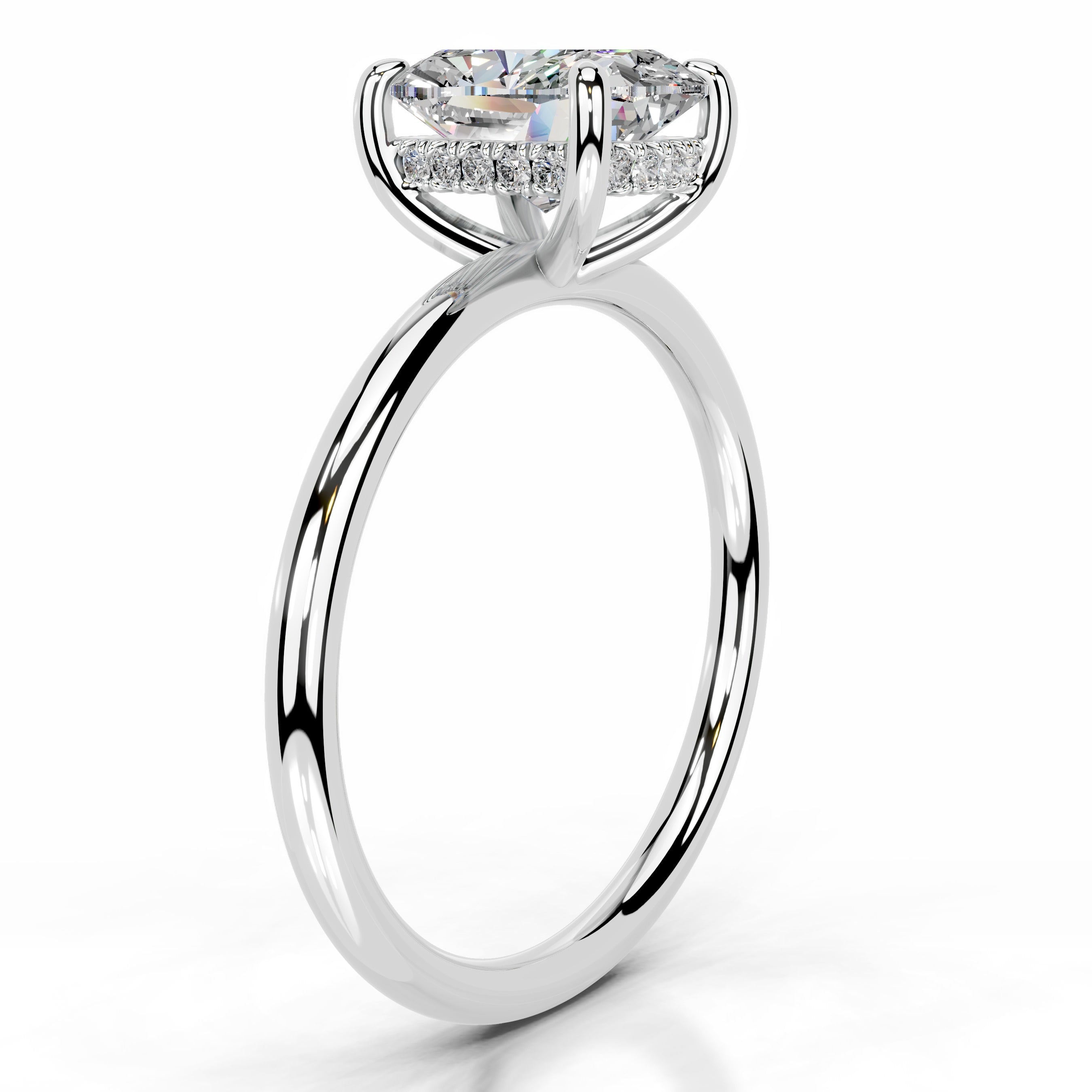 Willow Moissanite & Diamond Ring - Platinum、mySite、hinf8tx79