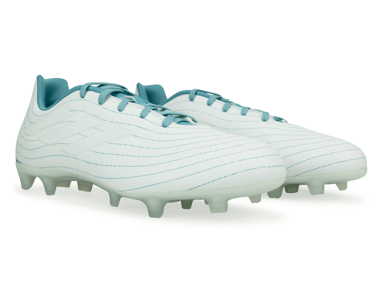 adidas Men's Copa Pure.3 FG White/Blue、mySite、noshort