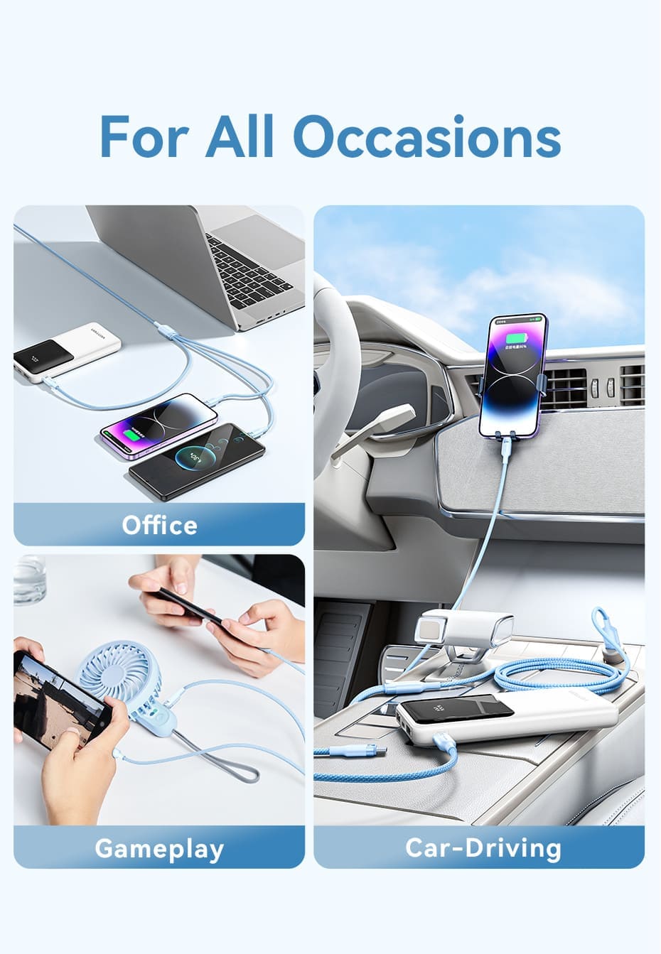 3-in-1 USB 2.0 Cable