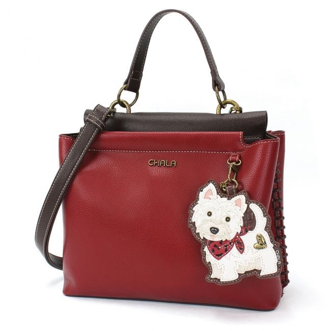 Charming Satchel by Chala, Your Choice of Key Chain! VEGAN、mySite、g9winljtr