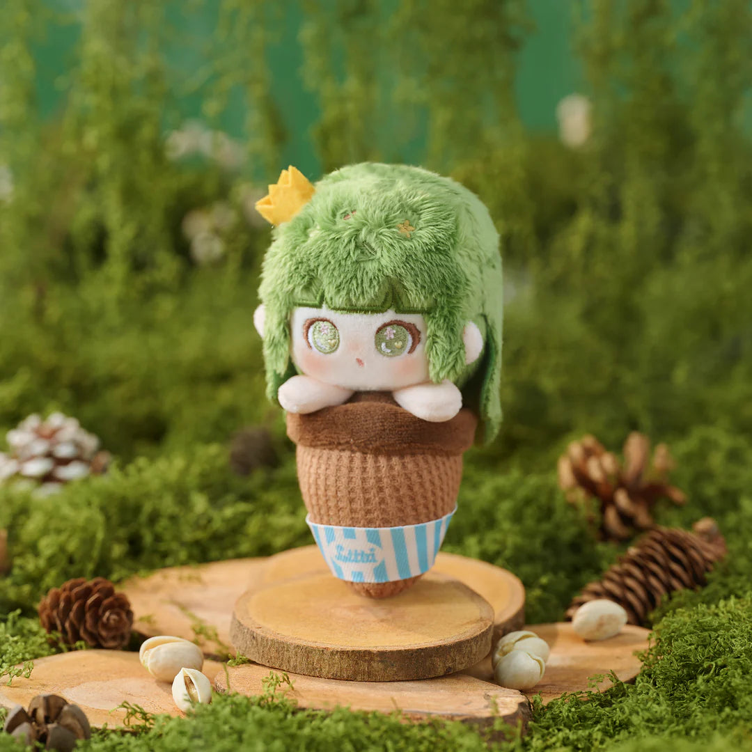  【NEW】TNTSPACE Liita Rainbow Cone Series Plush Keychain、mySite、greenlandpopulation