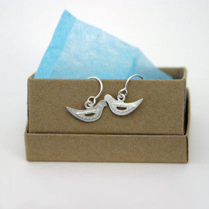 Emily Rosenfeld Sterling Silver Dove Earrings、mySite、topwebapps