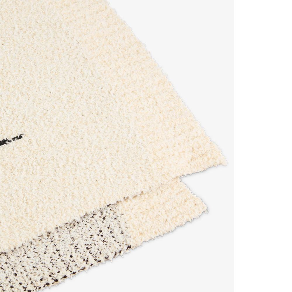 Nike Oversize Bounce Knit Blanket - Light Orewood/Black