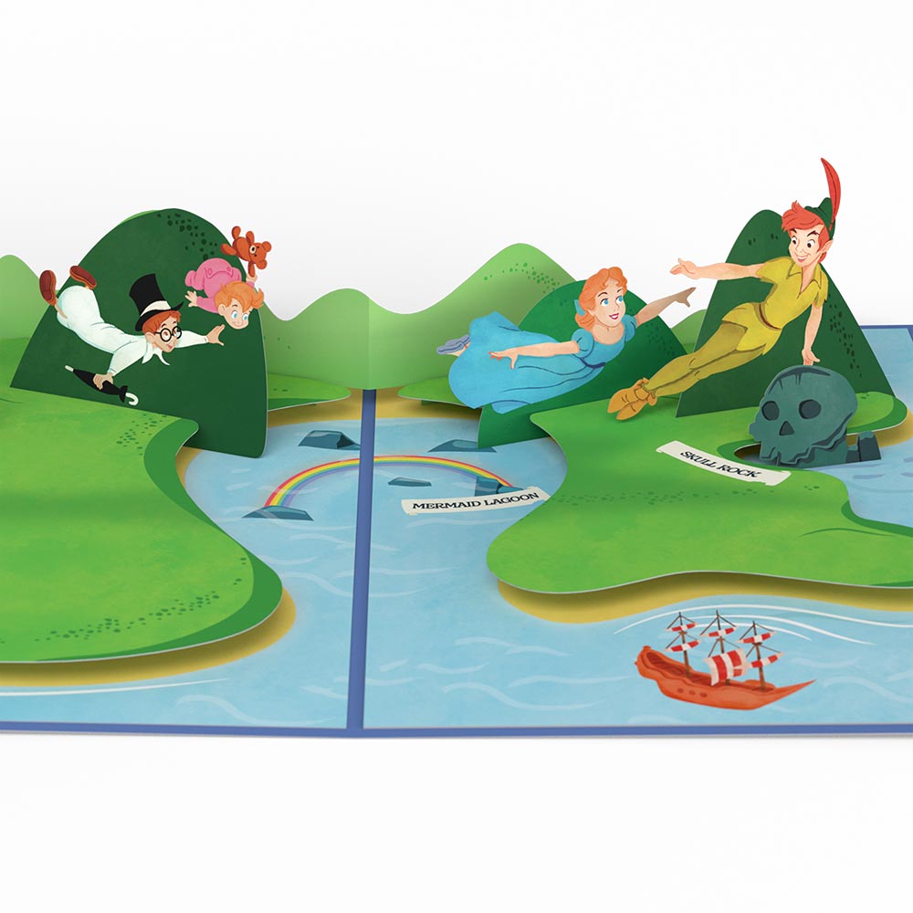 Disney's Peter Pan Neverland Birthday Pop-Up Card、mySite、solidvoid