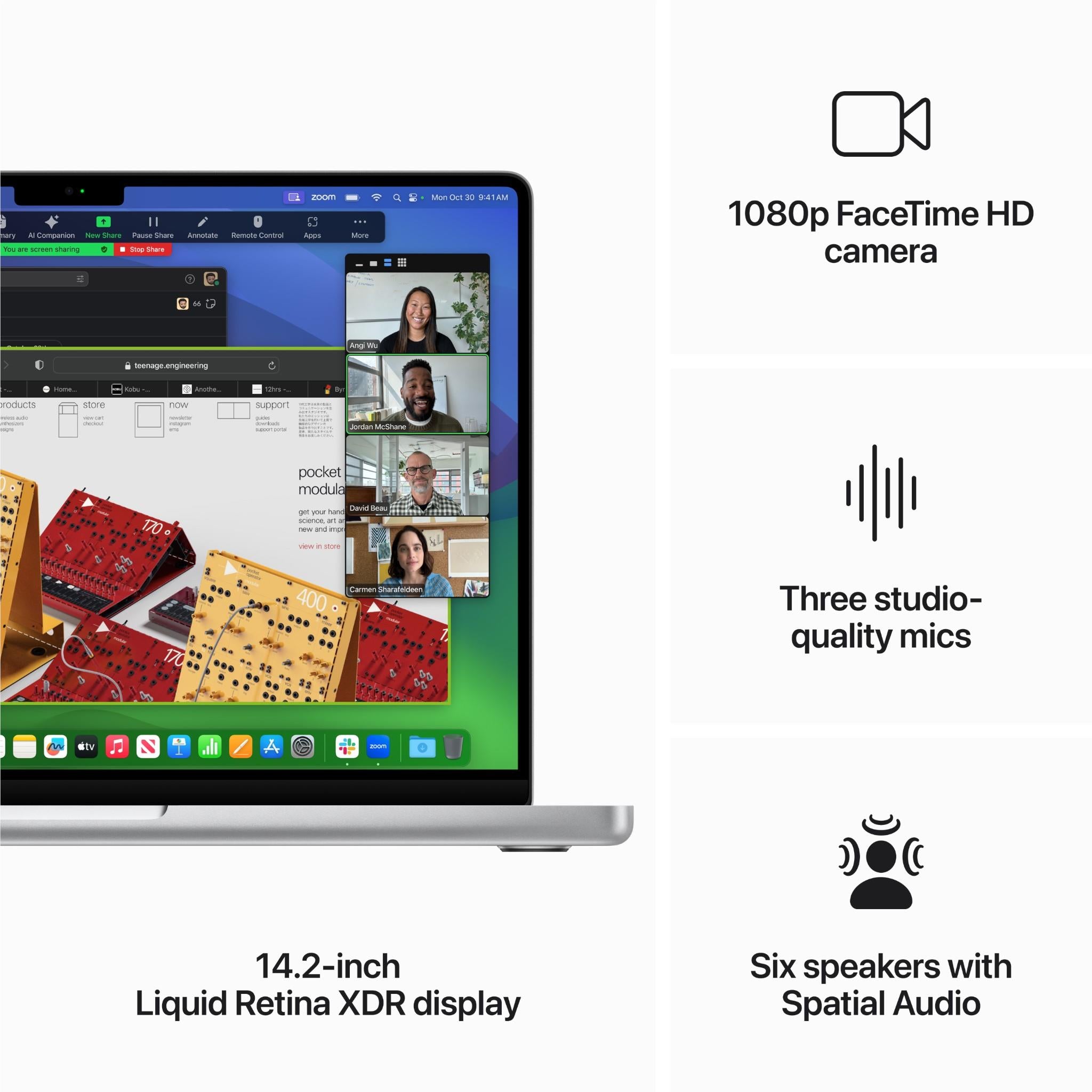 Apple MacBook Pro 14-inch with M3 Pro Chip, 512GB SSD (Silver)2023、mySite、camillekostekn