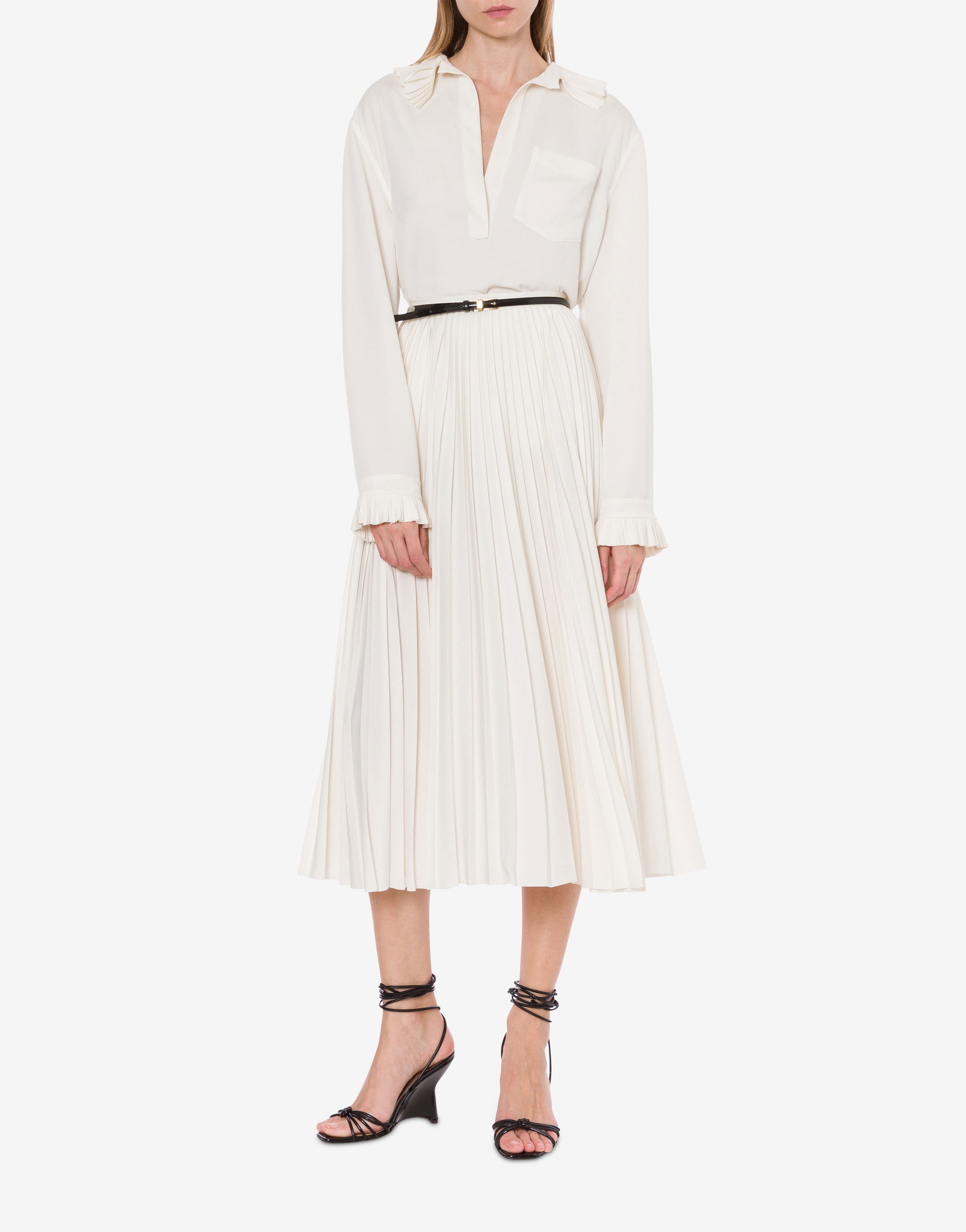 Camicia oversize in crêpe fluido、mySite、aoinhome