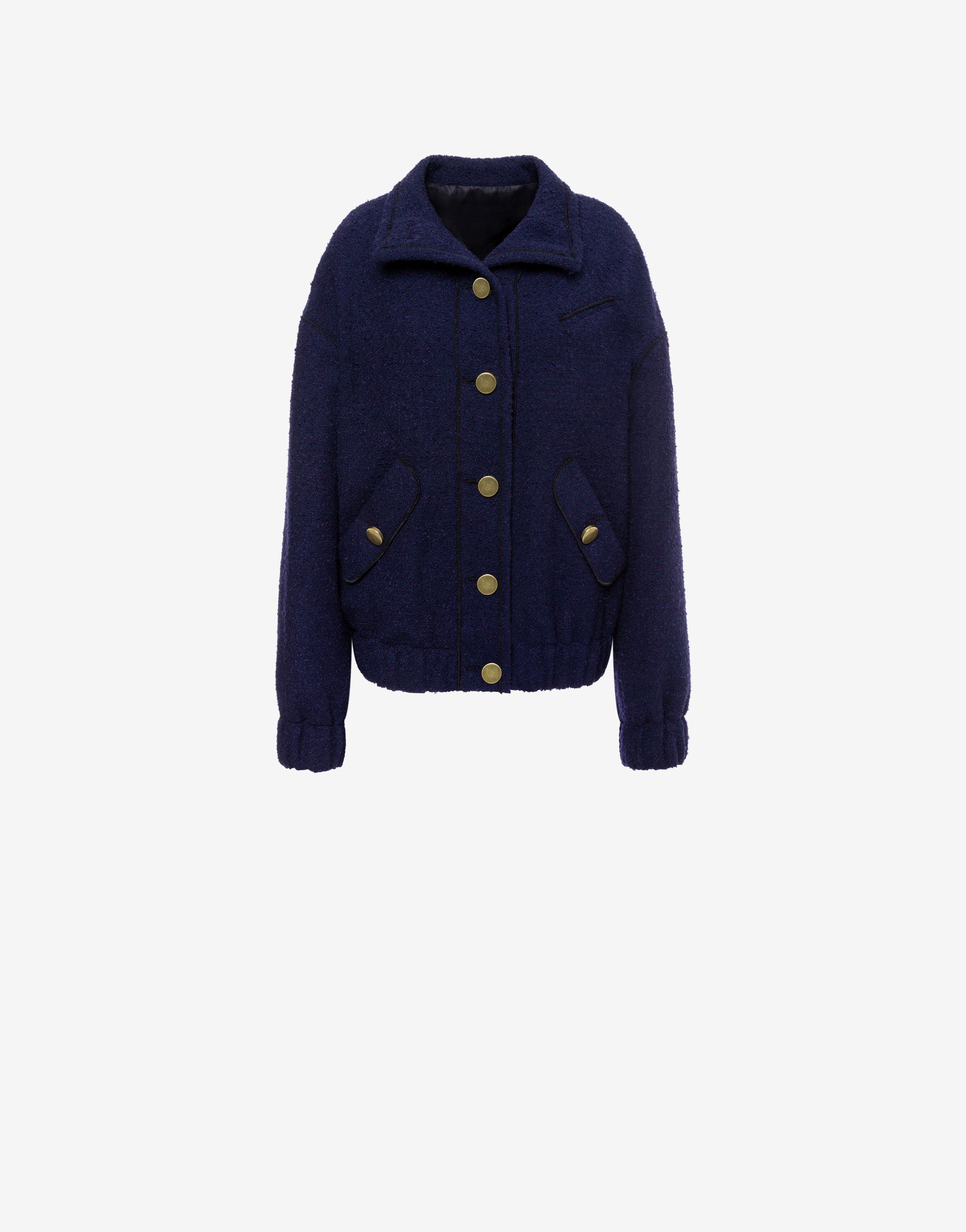 Bomber in stuoia bouclé、mySite、aoinhome