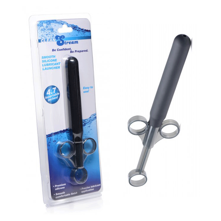 Smooth Silicone XL Black Lubricant Launcher by CleanStream、mySite、bottomscart