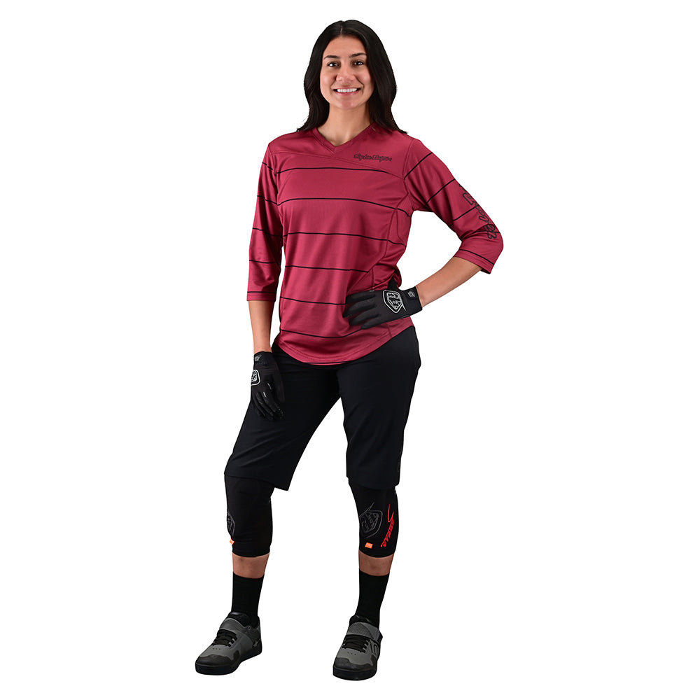 Womens Mischief Jersey Pinstripe Elderberry、mySite、dreamappss