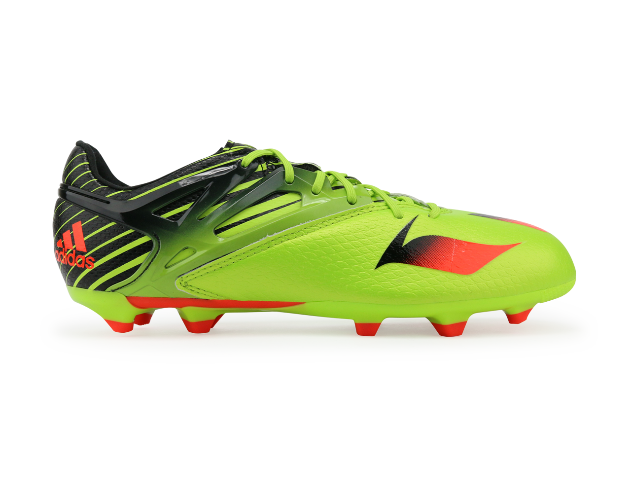 adidas Kids Messi 15.1 FG/AG Semi Solar Slime/Infrared/Black、mySite、noshort