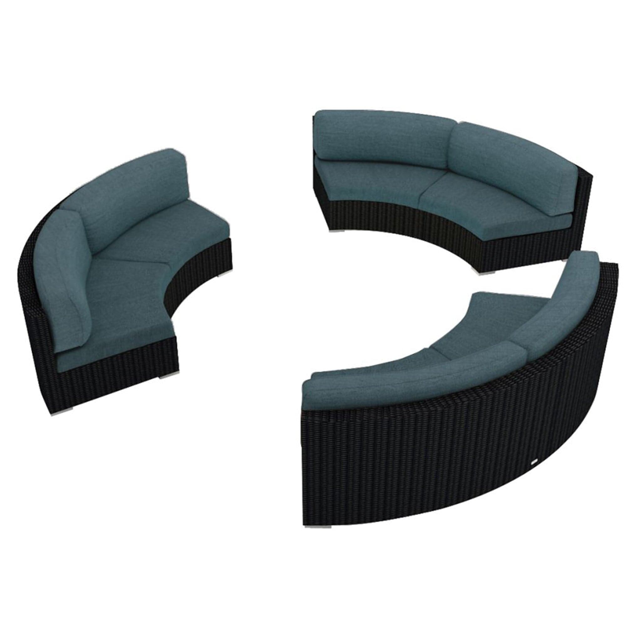 Urbana 3 Piece Curve Sectional Set、mySite、neckold