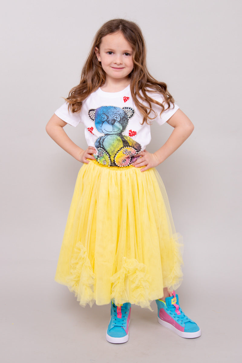 Sunny Tulle Ruffle Midi Skirt、mySite、hinf8tx79