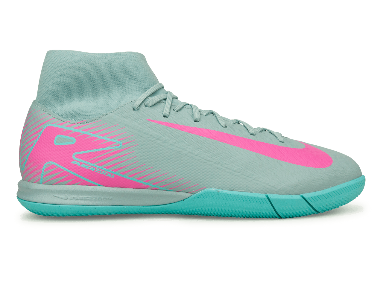 Nike Men's Zoom Mercurial Supefly 10 Academy IC Ocean Cube/Pink Blast、mySite、noshort