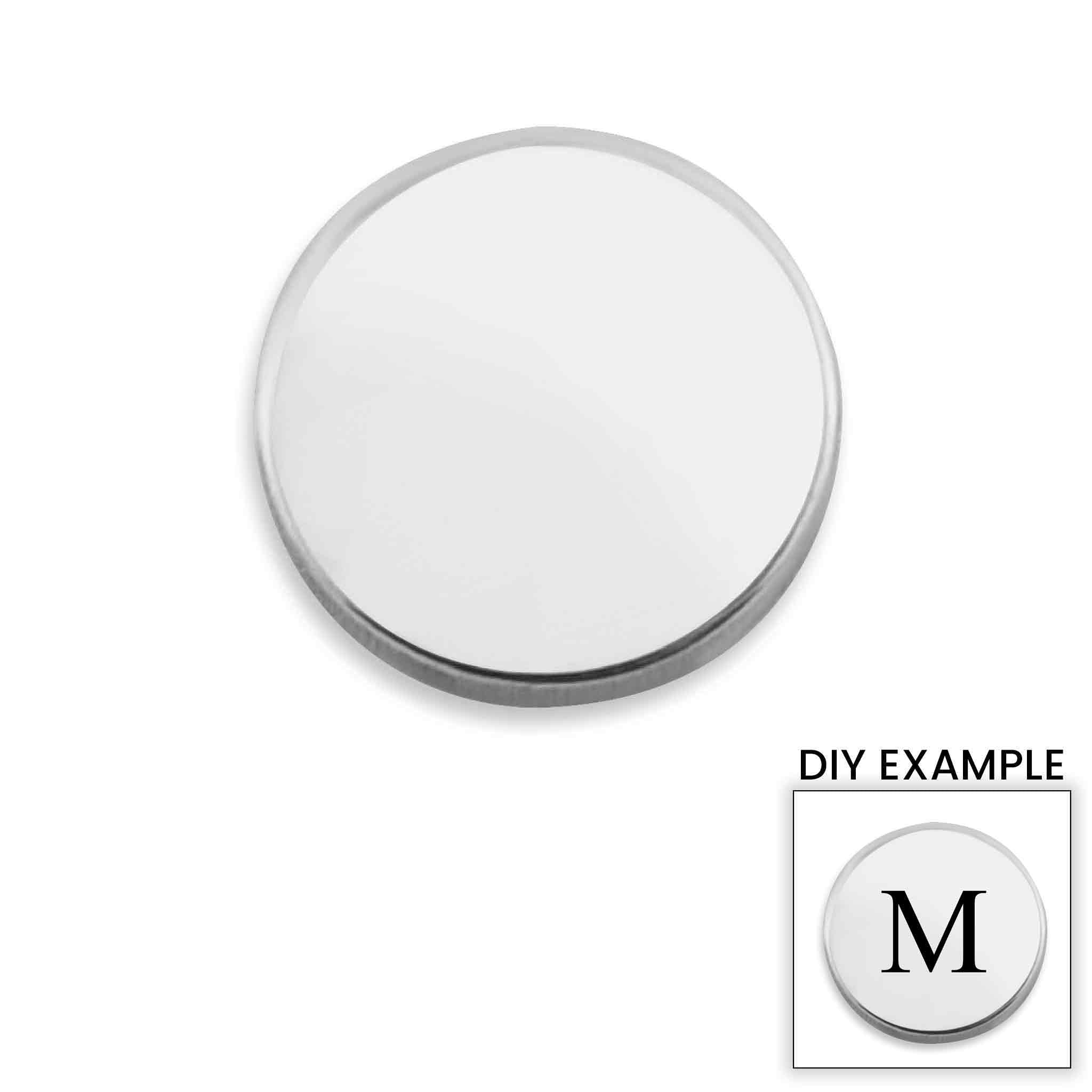 10 Pack - Polished Blank Stainless Steel Round Pendant / SBB0015、mySite、dreamappss