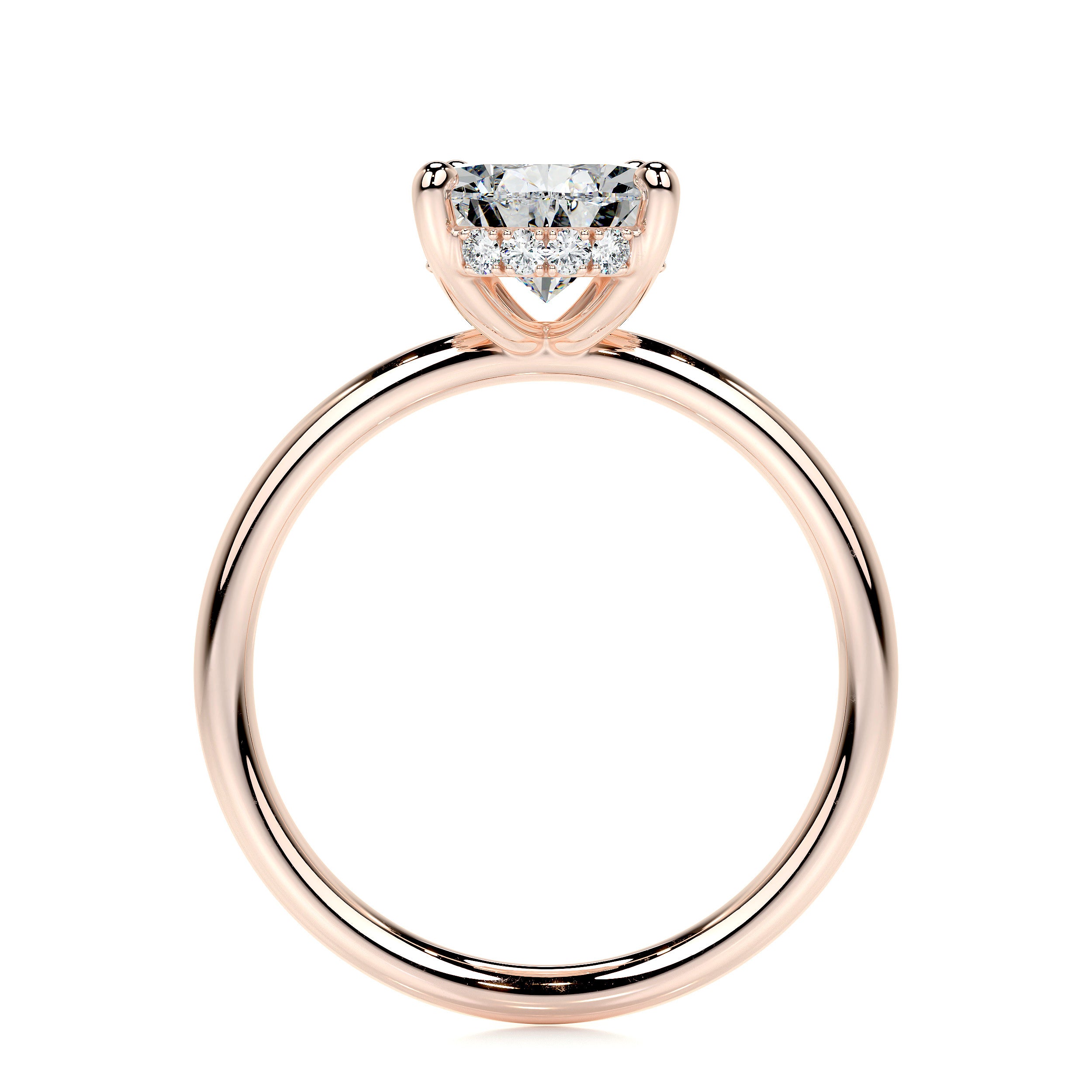 Willow Lab Grown Diamond Ring -14K Rose Gold、mySite、hinf8tx79