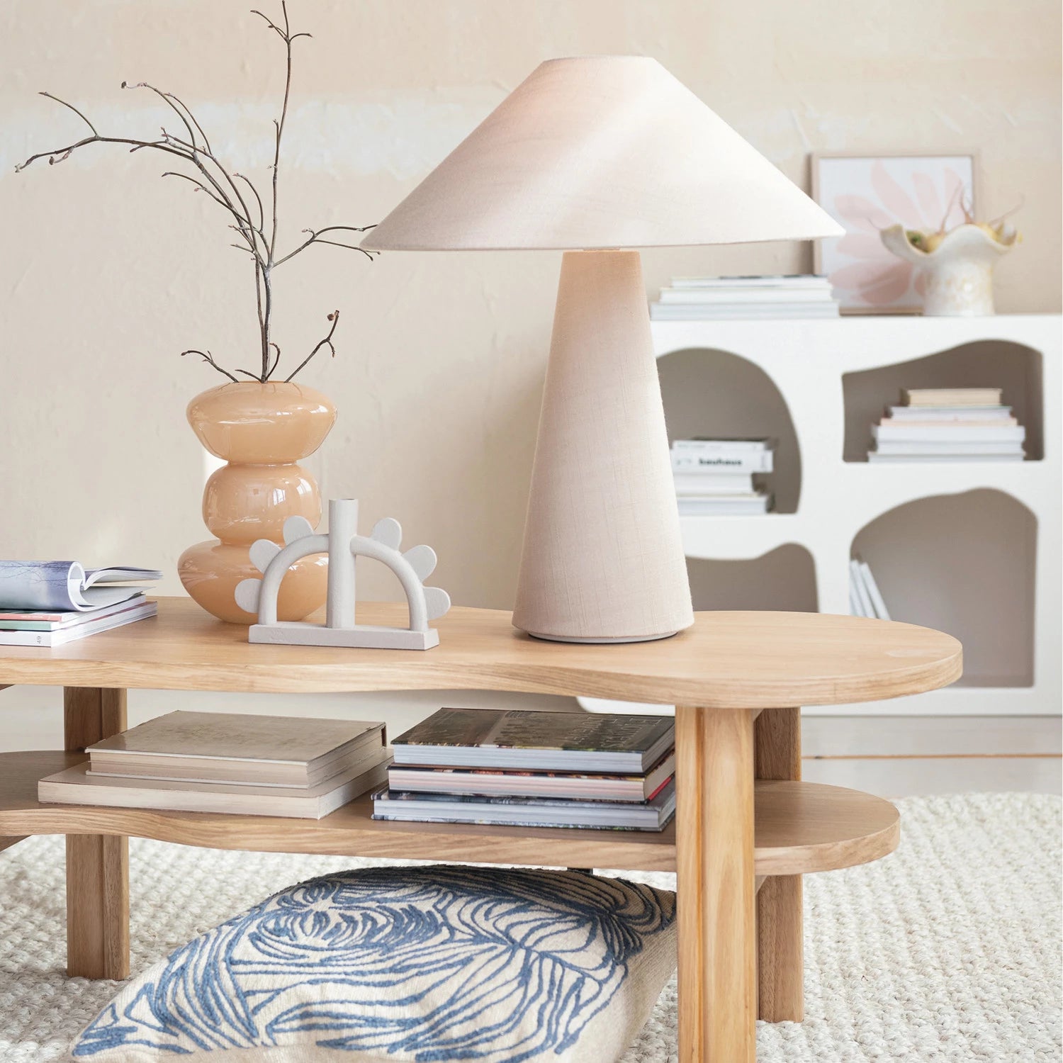  Linen Table Lamp With Shade & Inline Switch、mySite、elrpsem3k