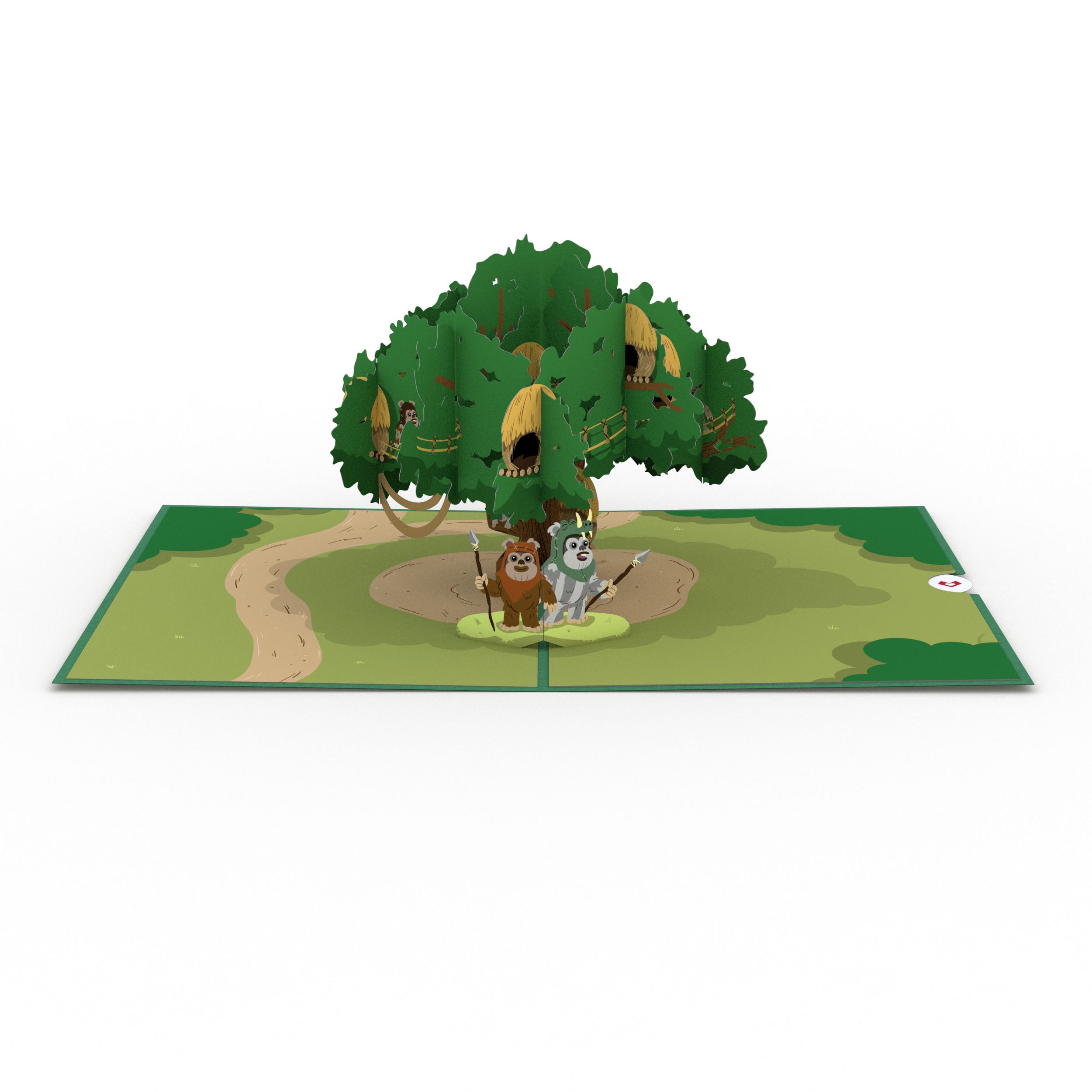 Star Wars Ewok Village Pop-Up Card、mySite、solidvoid