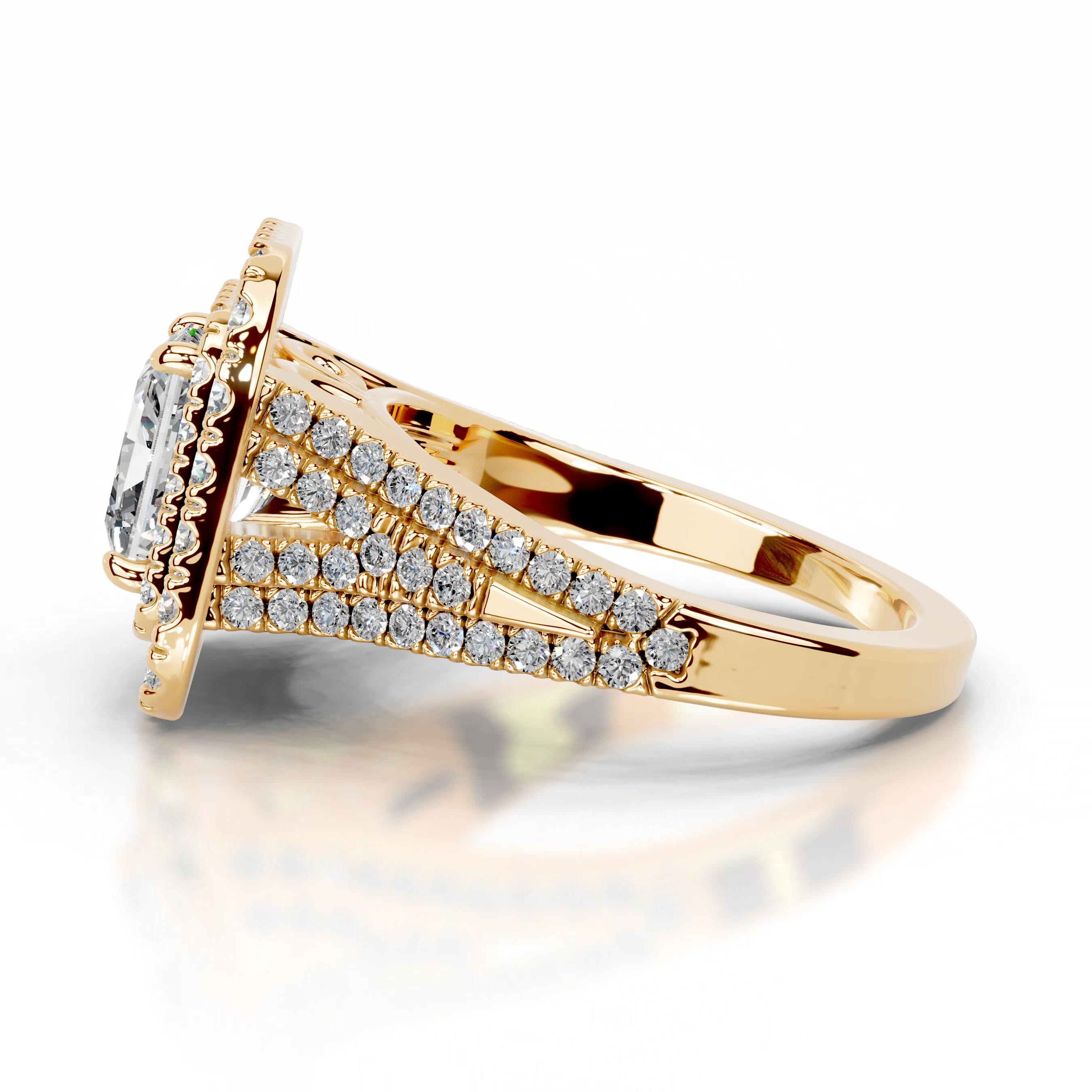Tainara Diamond Engagement Ring - 18K Yellow Gold、mySite、hinf8tx79