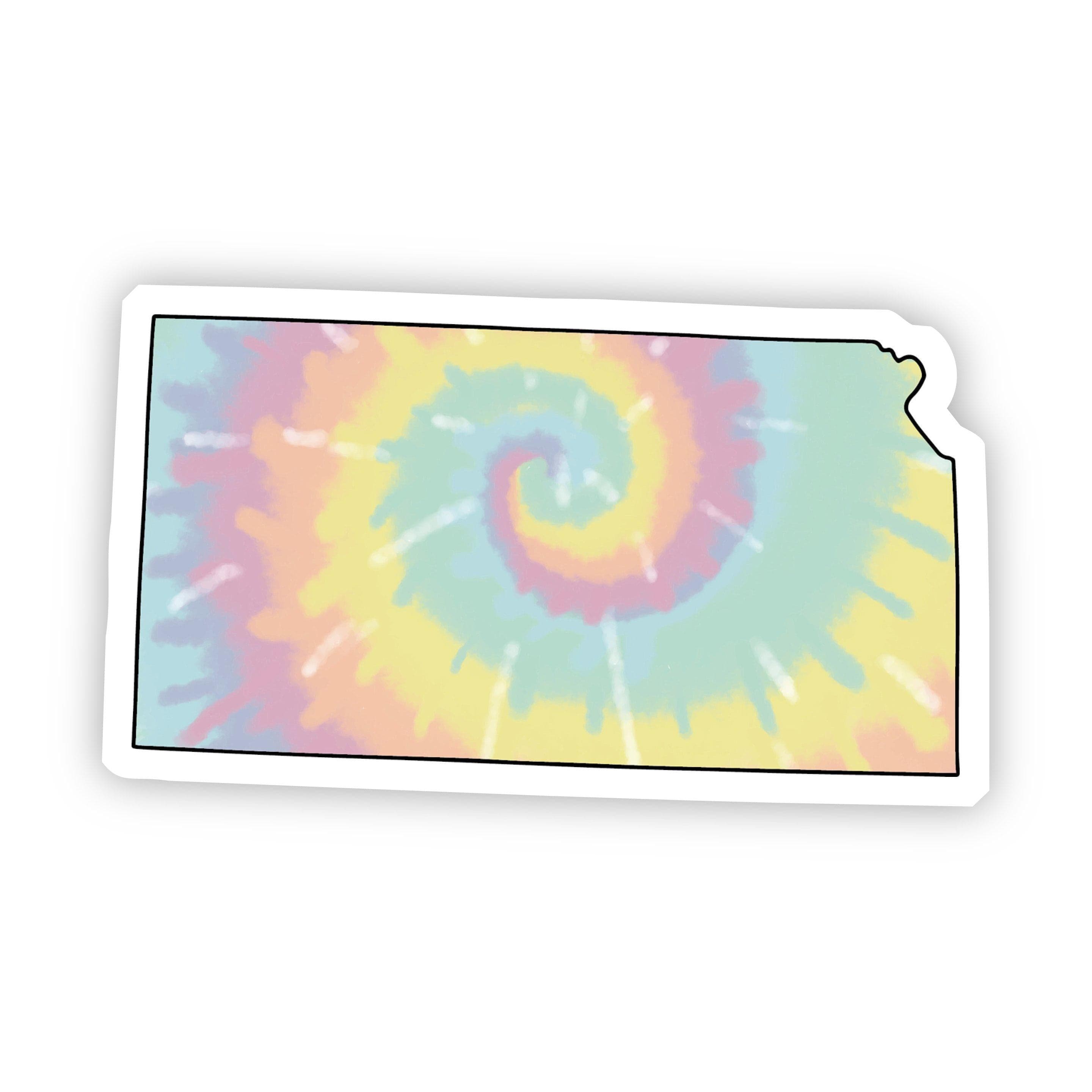  Kansas Tie Dye Sticker、mySite、elrpsem3k