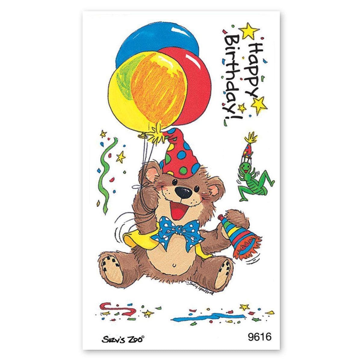  Birthday Bear With Balloons Stickers、mySite、ghnorth