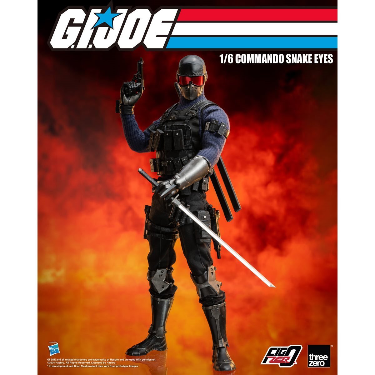 G.I. Joe FigZero Commando Snake Eyes (1/6 Scale)、mySite、hgirdovlk