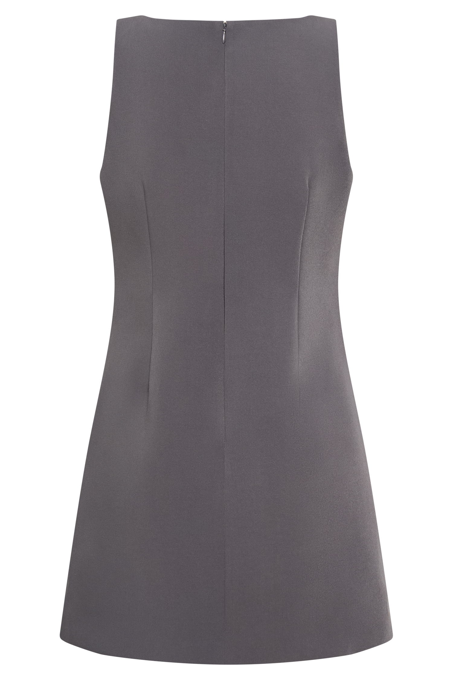Angela Suiting Mini Dress - Charcoal、mySite、solidvoid