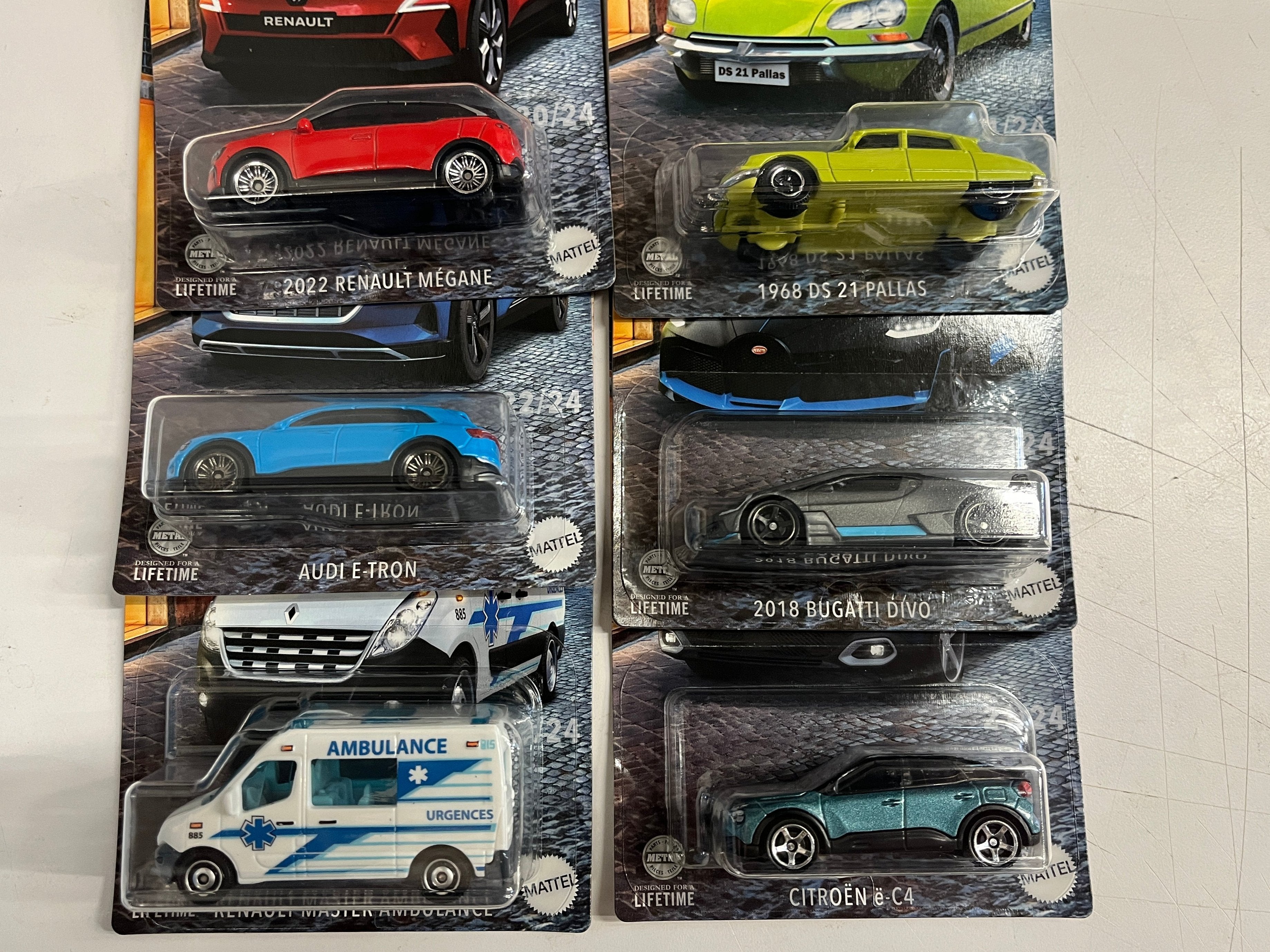Complete 6 Car Set * 2024 Matchbox European Streets Case D、mySite、hgirdovlk