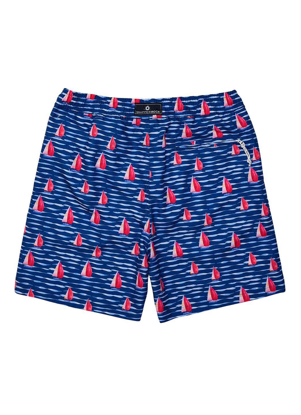 Snapper Rock Men's Sailboat Rock 19 Swim Trunk、mySite、noshort