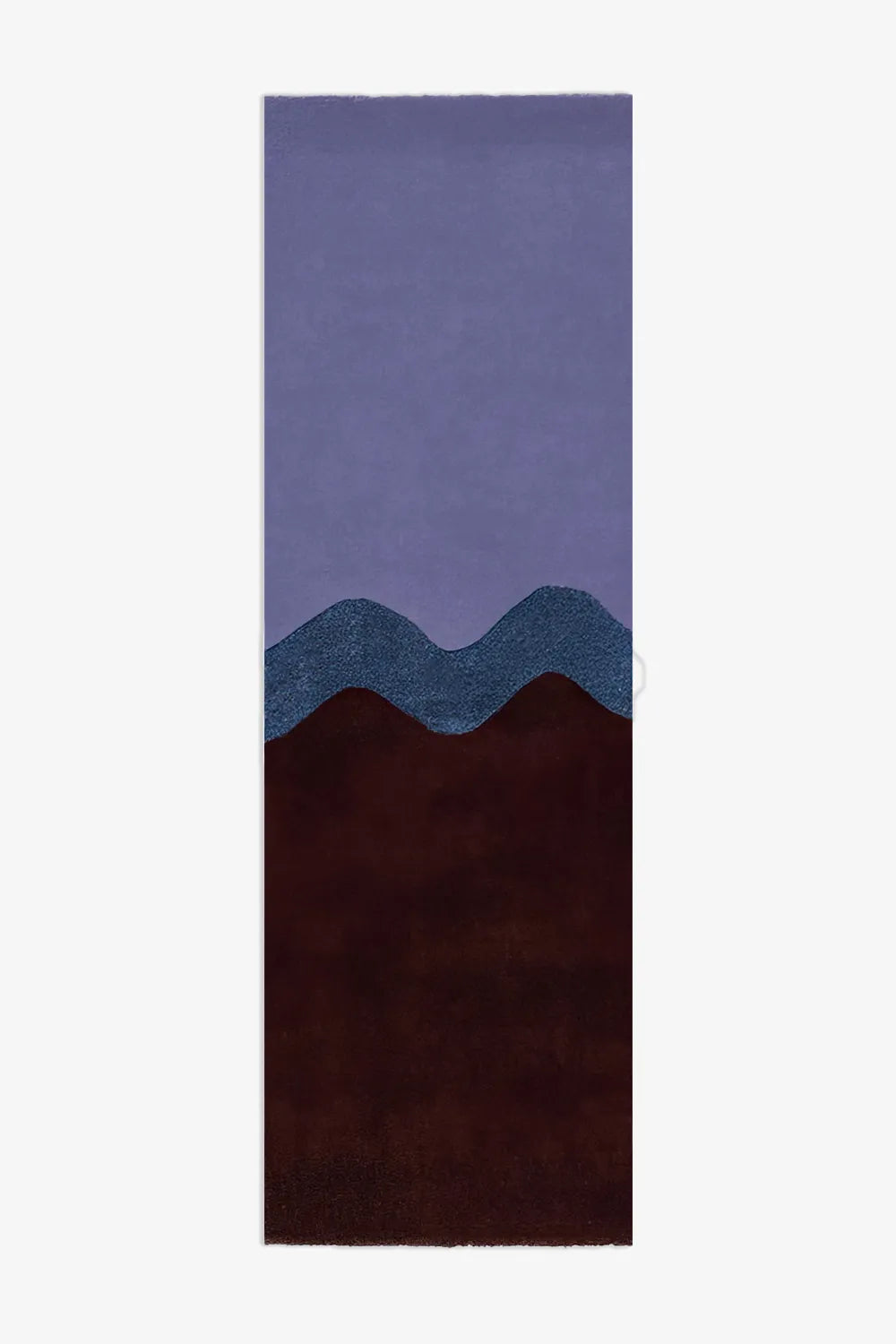 Neapolitan Purple and Brown Hand Tufted Wool Runner Rug、mySite、gigharbornorthrealestate