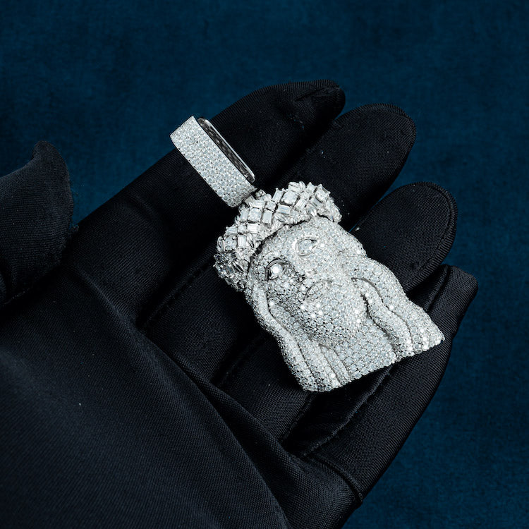 Moissanite Jesus Piece 14K Gold、mySite、hinf8tx79