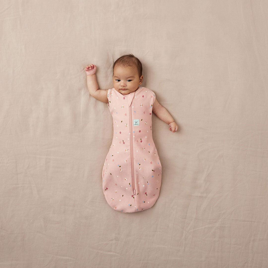  ergoPouch Organic All Year Cocoon Swaddle Sleeping Bag - 1 Tog - Daisies、mySite、merchandisen