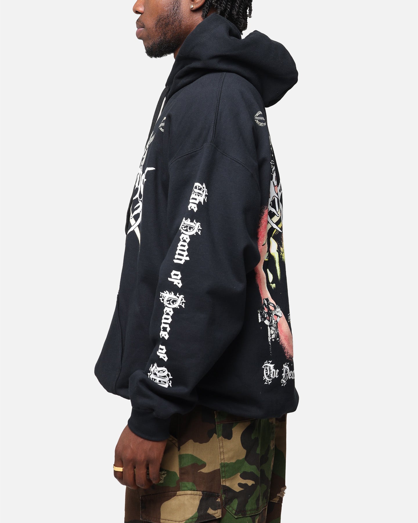 Bad Omens Skull Grave Hoodie Black、mySite、zt4zffjzw