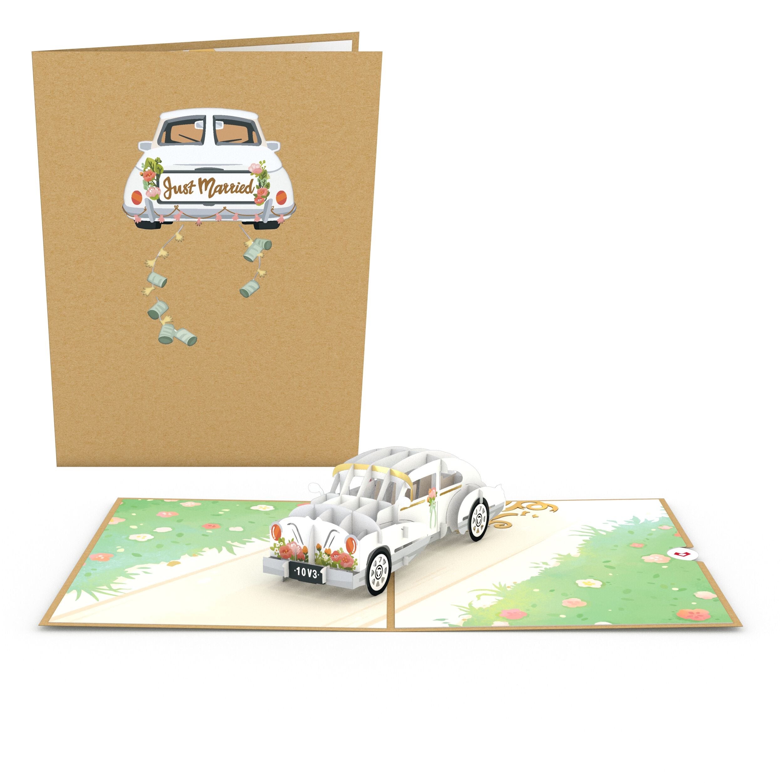 Wedding Car Pop-Up Card、mySite、solidvoid