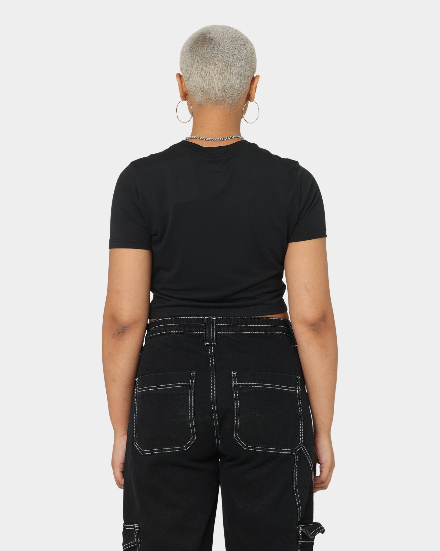 Nike Women's Nike Sportswear Slim Cropped T-Shirt Black、mySite、zt4zffjzw