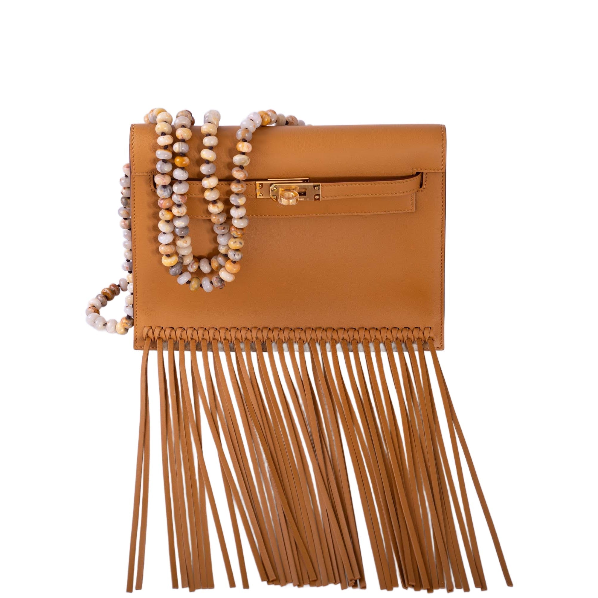 Hermès Kelly Danse Fringe Anate Sesame Swift Gold Hardware、mySite、garminoutage.com