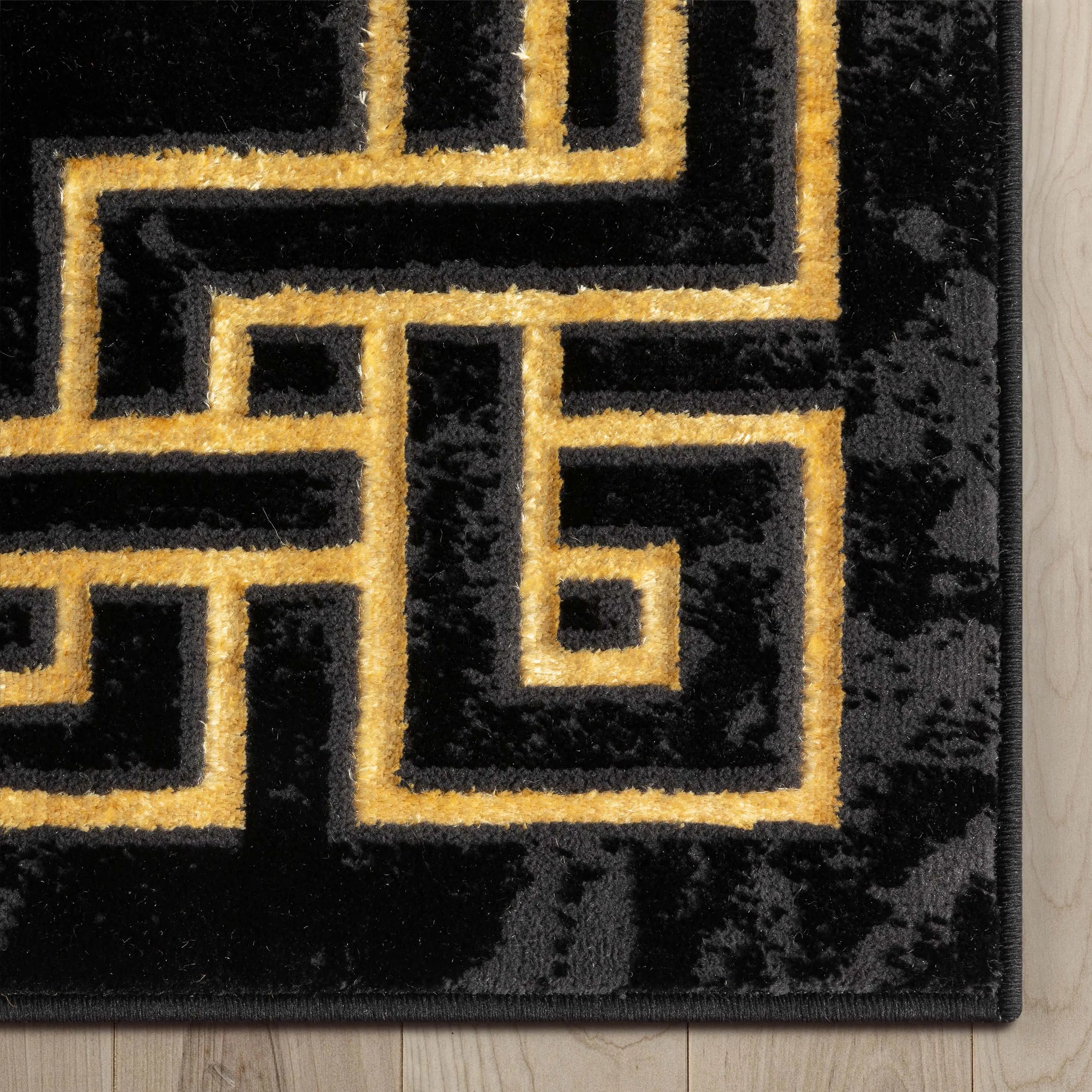 Huntington Retro Marble Border Glam Rug、mySite、gigharbornorthrealestate