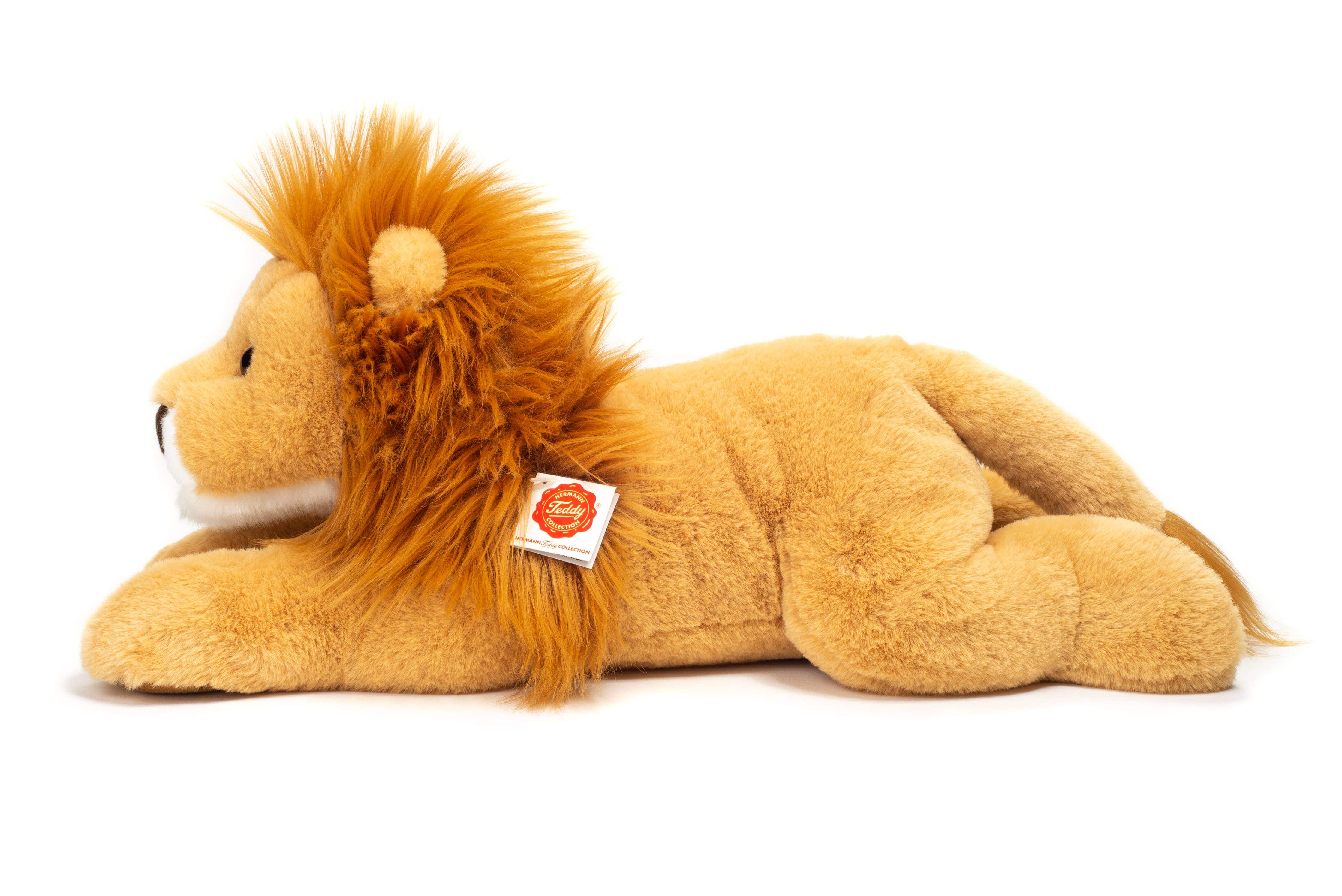 Soft Large Floppy Lion-King of Beasts Lying 45 cm - Teddy Hermann、mySite、g9winljtr