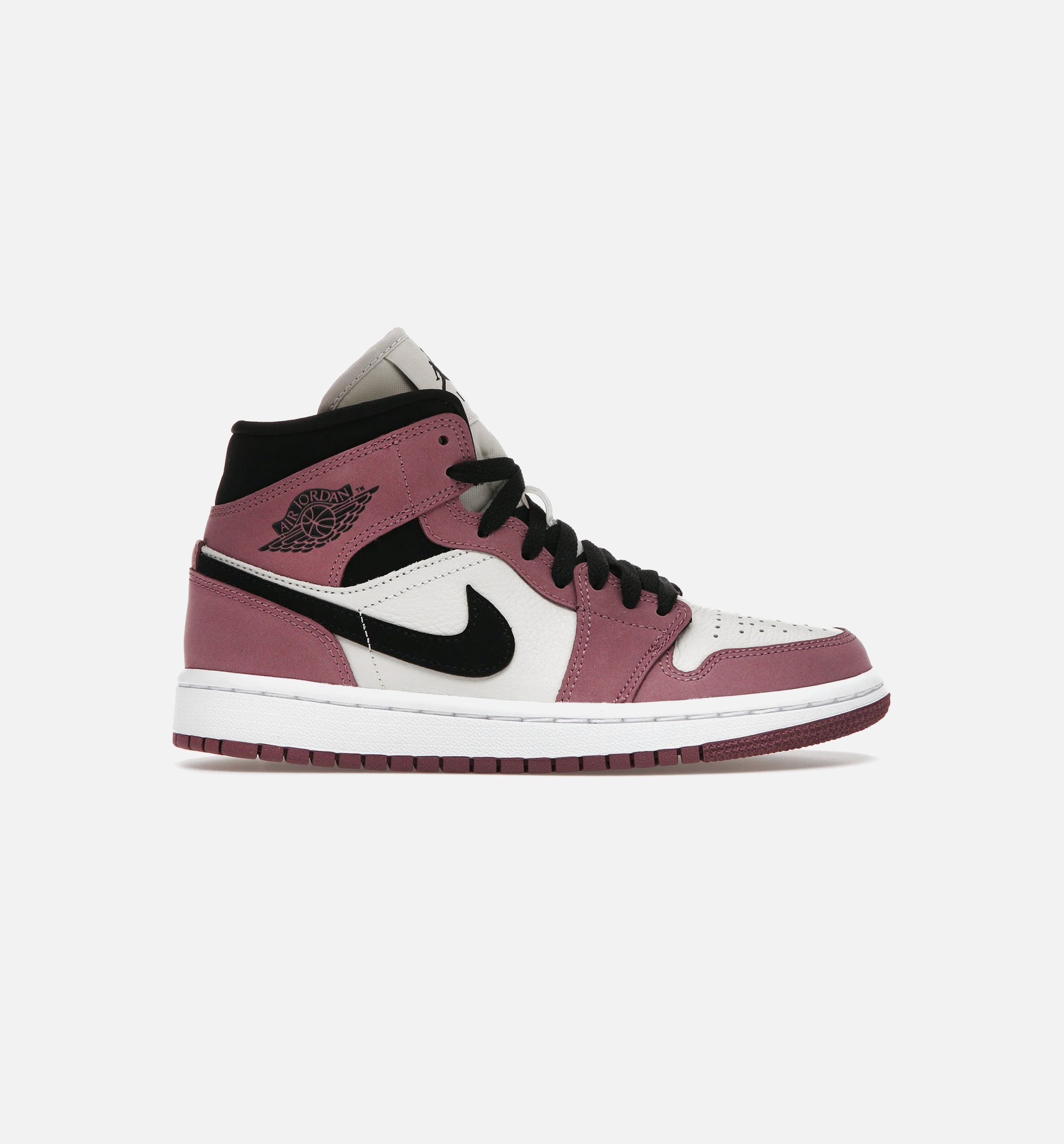 Air Jordan 1 Mid Mulberry Womens Lifestyle Shoe - Mulberry/Black、mySite、dreamappss