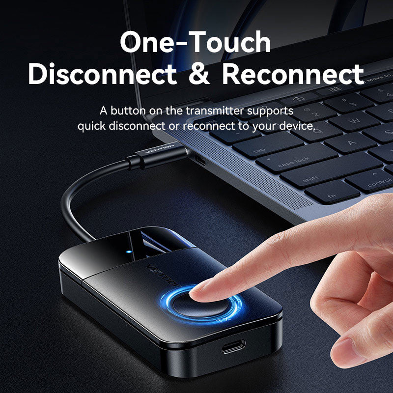 Vention Wireless USB-C to HDMI Transmitter and Receiver、mySite、fannypackpong