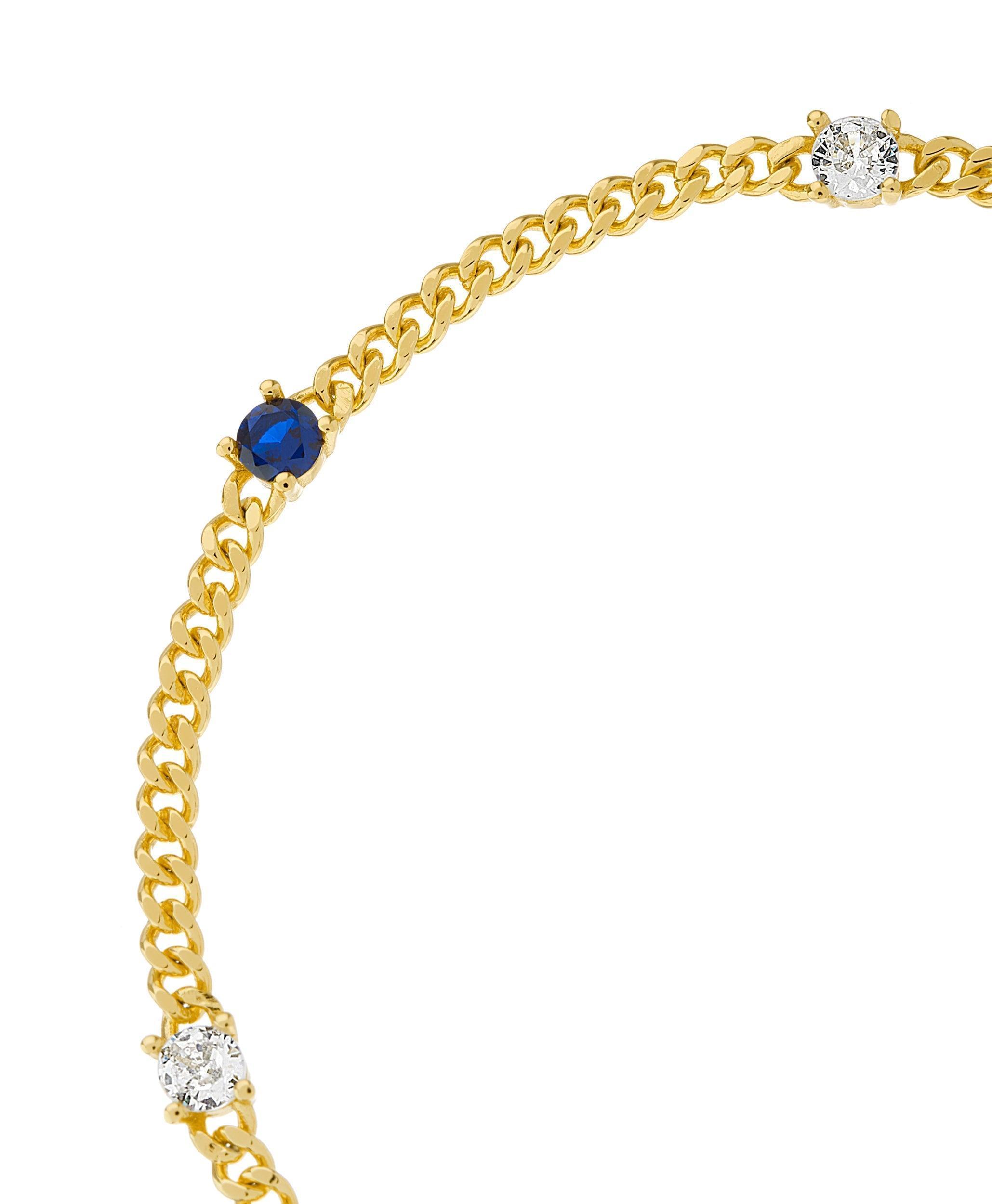  Birthstone Bracelet December 18ct Gold Plated